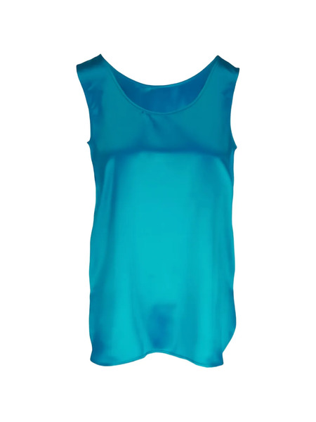 Kiton Blusa Con Cuello Redondo - Azul 