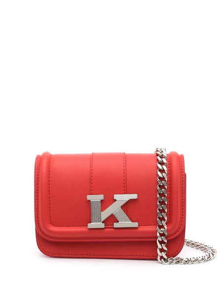  Kiton Bolso Mini Con Placa Del Logo - Rojo 