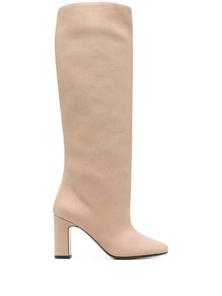  Kiton Botas Altas Con Tacón De 95 Mm - Neutro 