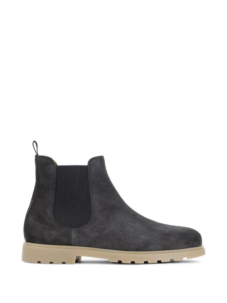  Kiton Botines Con Suela Dentada - Marrón 