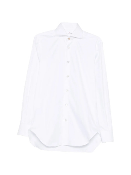  Kiton Camisa Con Botones - Blanco 