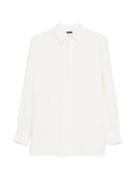  Kiton Camisa Con Cuello - Blanco 