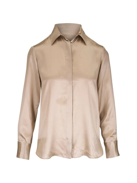  Kiton Camisa De Seda - Neutro 