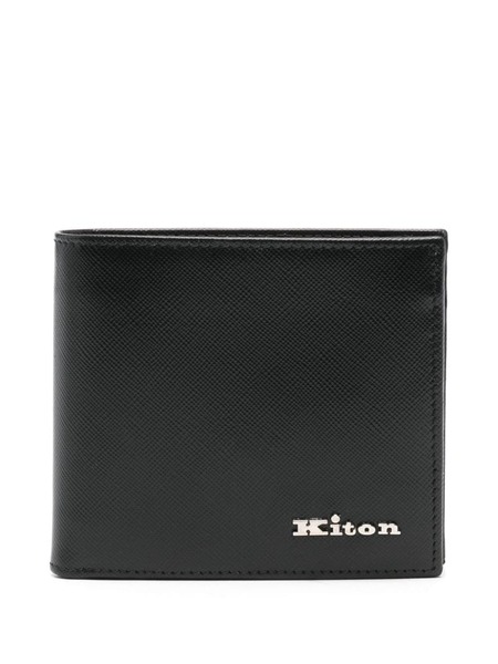  Kiton Cartera Plegable - Negro 
