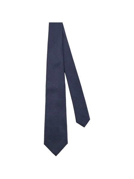  Kiton Corbata Con Motivo - Azul 