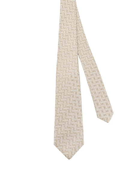  Kiton Corbata Con Motivo - Neutro 