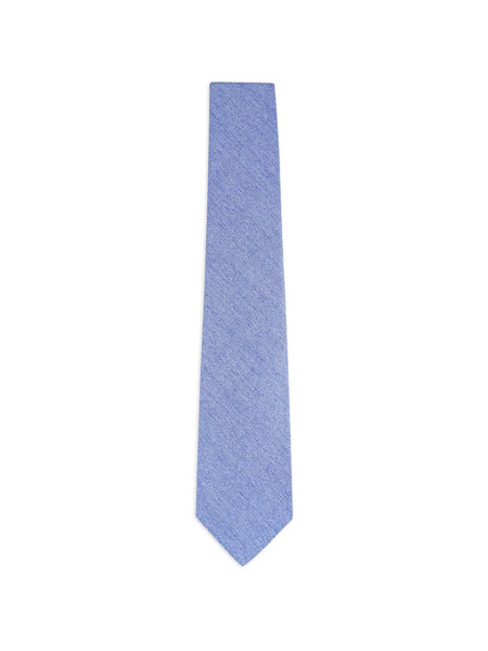  Kiton Corbata De Seda Con Diseño Tejido - Azul 