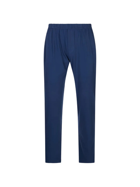  Kiton Elasticated-waistband Pajamas Trousers - Azul 