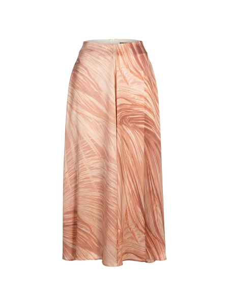 Kiton Falda Larga Con Estampado Abstracto - Neutro 