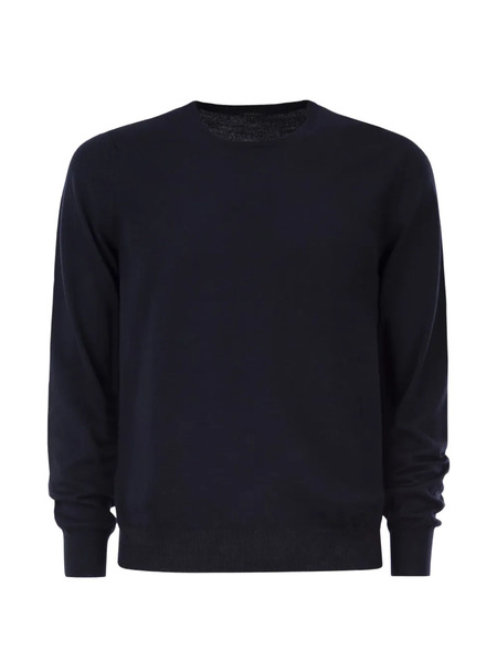  Kiton Jersey Con Cuello Redondo - Azul 