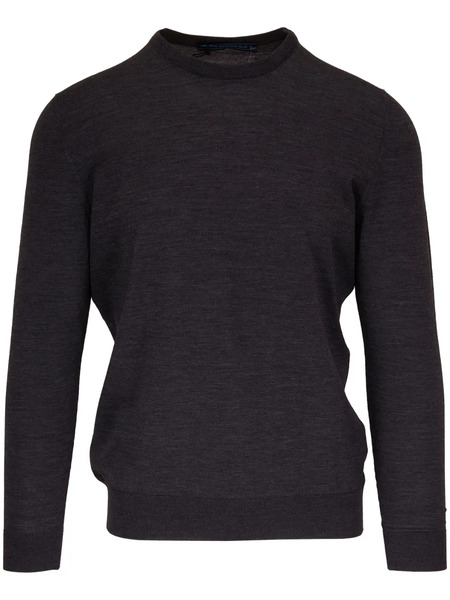  Kiton Jersey Con Cuello Redondo - Gris 