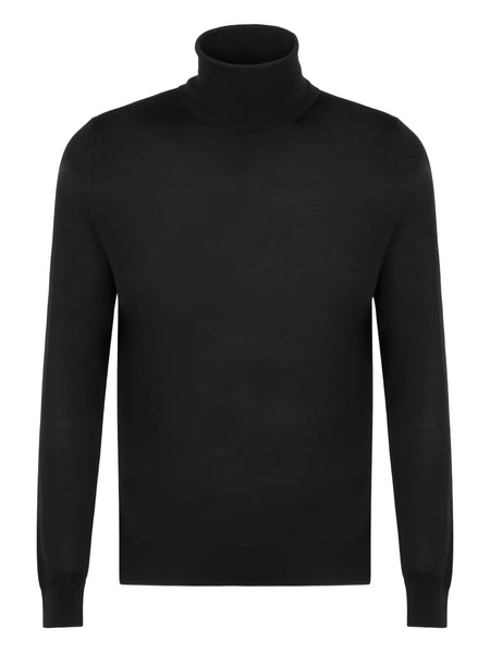  Kiton Jersey De Lana - Negro 
