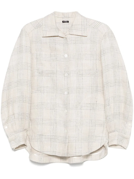  Kiton Sobrecamisa A Cuadros - Neutro 