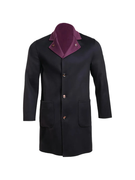  Kiton Sobretodo De Cachemira Reversible - Azul 