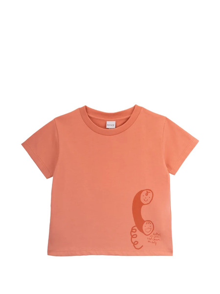  Knot Camiseta Cousin - Naranja 