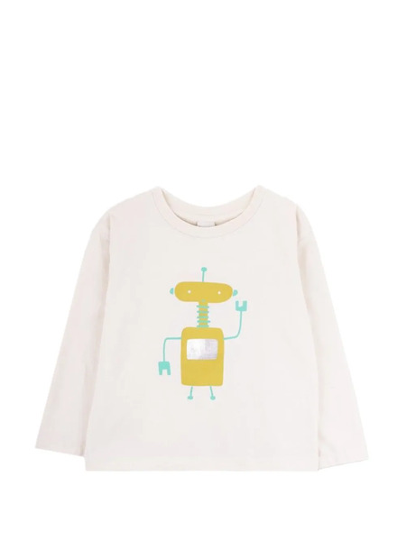  Knot Camiseta Hello Robot - Neutro 