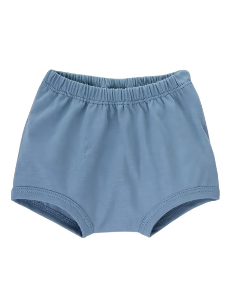  Knot Cotton Shorts - Azul 