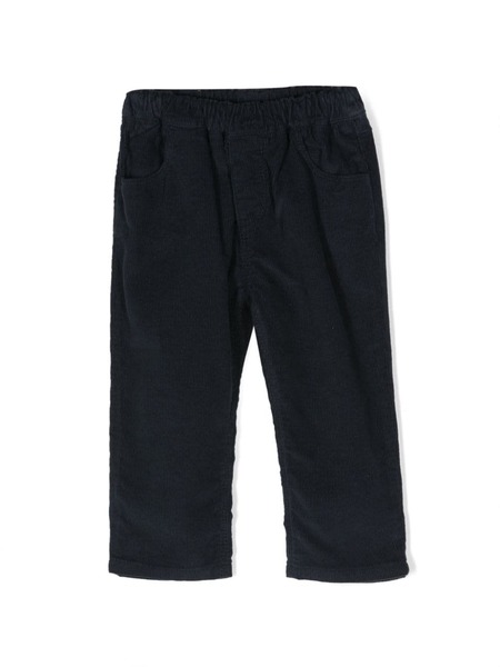  Knot Pantalones Con Parche Del Logo - Azul 