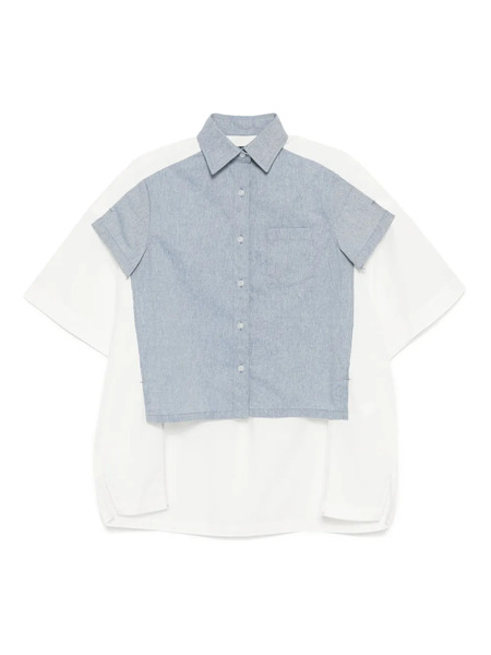  Kolor Camisa A Paneles - Azul 
