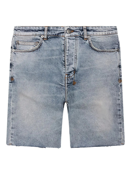  Ksubi Bermudas Chopper Con Dobladillo Deshilachado - Azul 