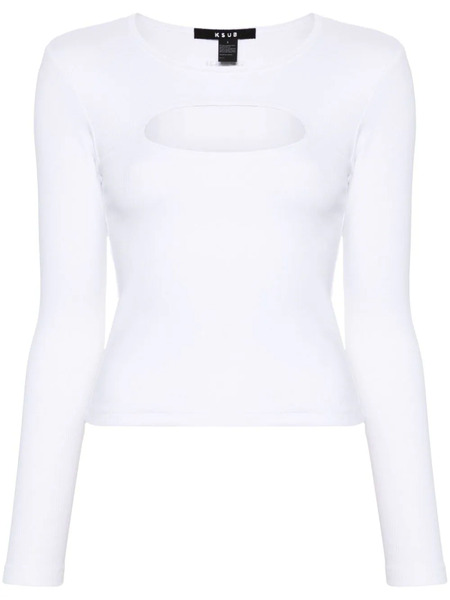  Ksubi Top Con Aberturas - Blanco 