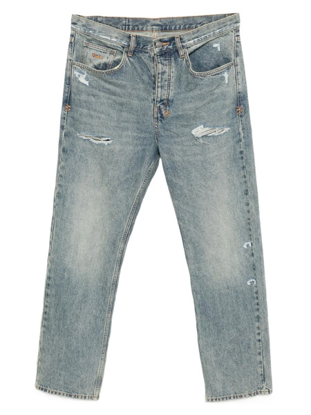  Ksubi Vaqueros Con Detalles Envejecidos - Azul 