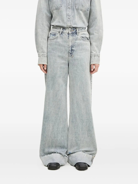  Ksubi Vaqueros Strider Worn Cuffed - Azul 