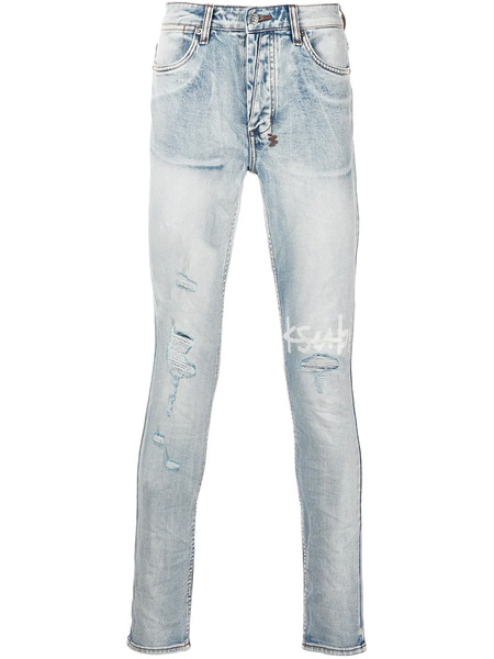  Ksubi Vaqueros Van Winkle Skinny - Azul 