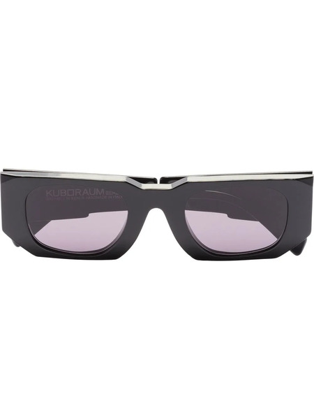  Kuboraum Gafas De Sol Con Montura Rectangular - Negro 