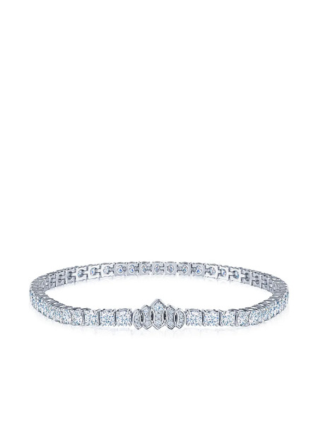  Kwiat Pulsera Tiara Con Diamantes - Plateado 
