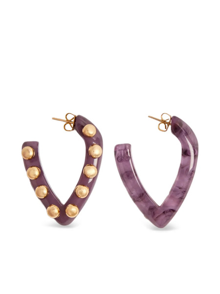  La Doublej Pendientes Dew Mini - Rosa 