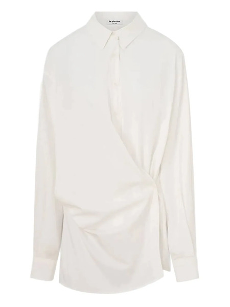  La Piscine Camisa Drapeada - Blanco 