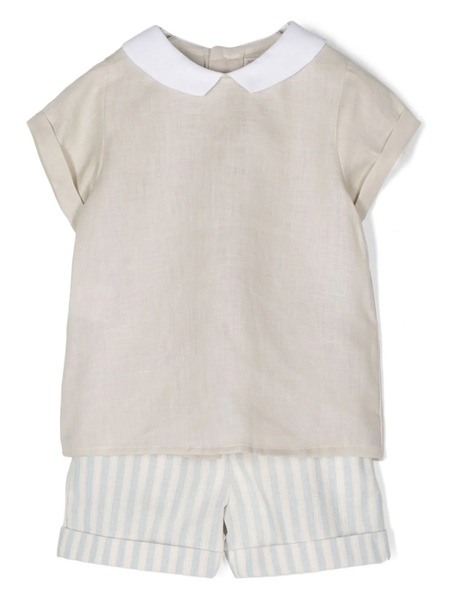  La Stupenderia Conjunto Con Cuello En Contraste - Neutro 
