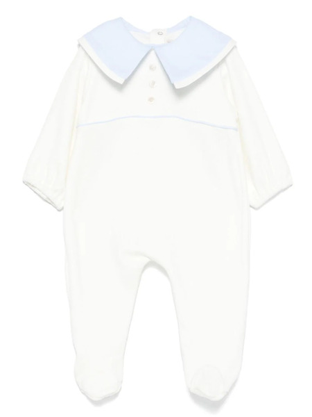  La Stupenderia Pijama Con Cuello Marinero - Blanco 