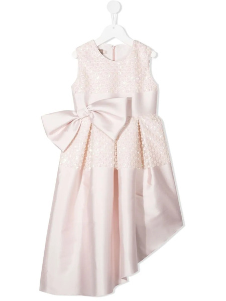  La Stupenderia Vestido Con Dobladillo Asimétrico - Rosa 