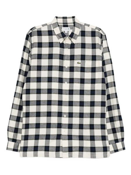  Lacoste Camisa A Cuadros - Azul 