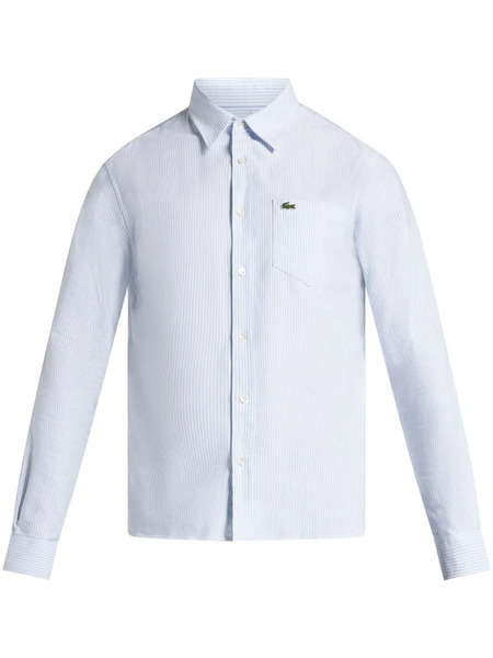  Lacoste Camisa Con Botones - Azul 
