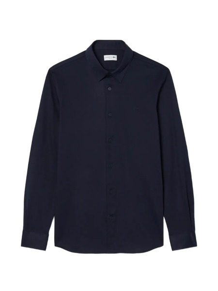  Lacoste Camisa Con Botones - Azul 