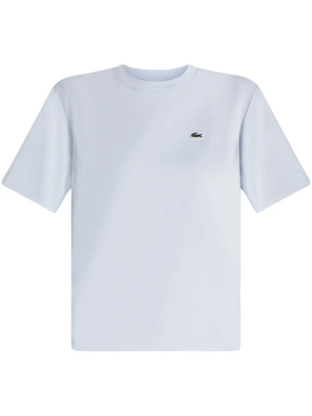  Lacoste Camiseta Con Cuello Redondo - Azul 