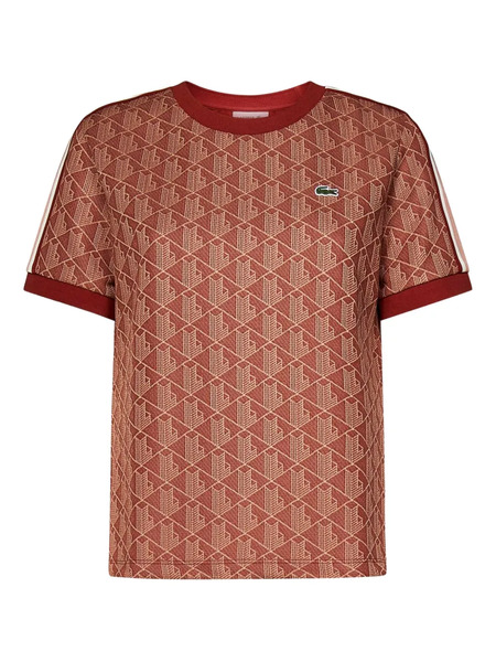  Lacoste Camiseta Monogram - Naranja 
