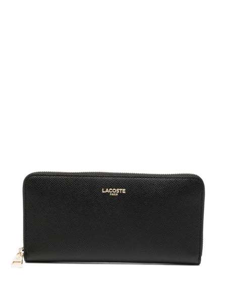  Lacoste Cartera Con Logo Estampado - Negro 