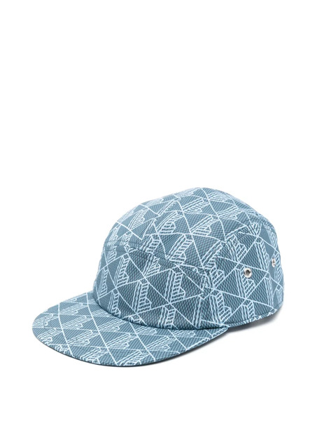  Lacoste Gorra Estampada De Sarga - Azul 