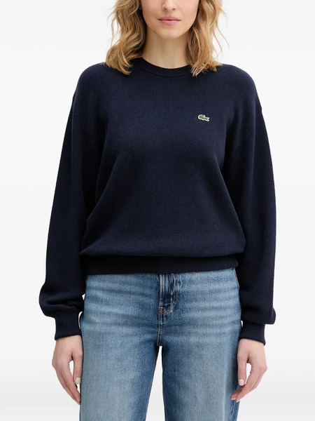  Lacoste Jersey Con Logo Y Cuello Redondo - Azul 