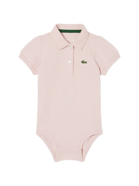  Lacoste Kids Body Con Cuello - Rosa 