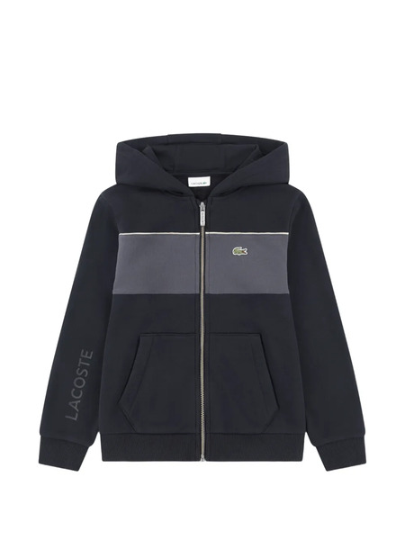  Lacoste Kids Sudadera Con Capucha Y Logo - Azul 