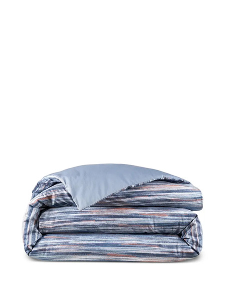  Lacoste Ropa De Cama De Algodón A Rayas - Azul 
