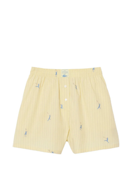  Lacoste Striped Bermuda Shorts - Amarillo 