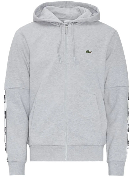  Lacoste Sudadera Silver Con Capucha - Gris 