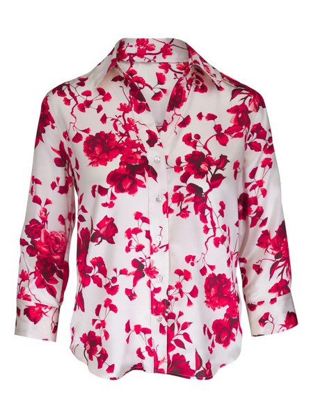 L'agence Camisa De Seda - Blanco 