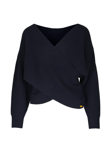  L'agence Sudadera Con Cuello En V - Azul 